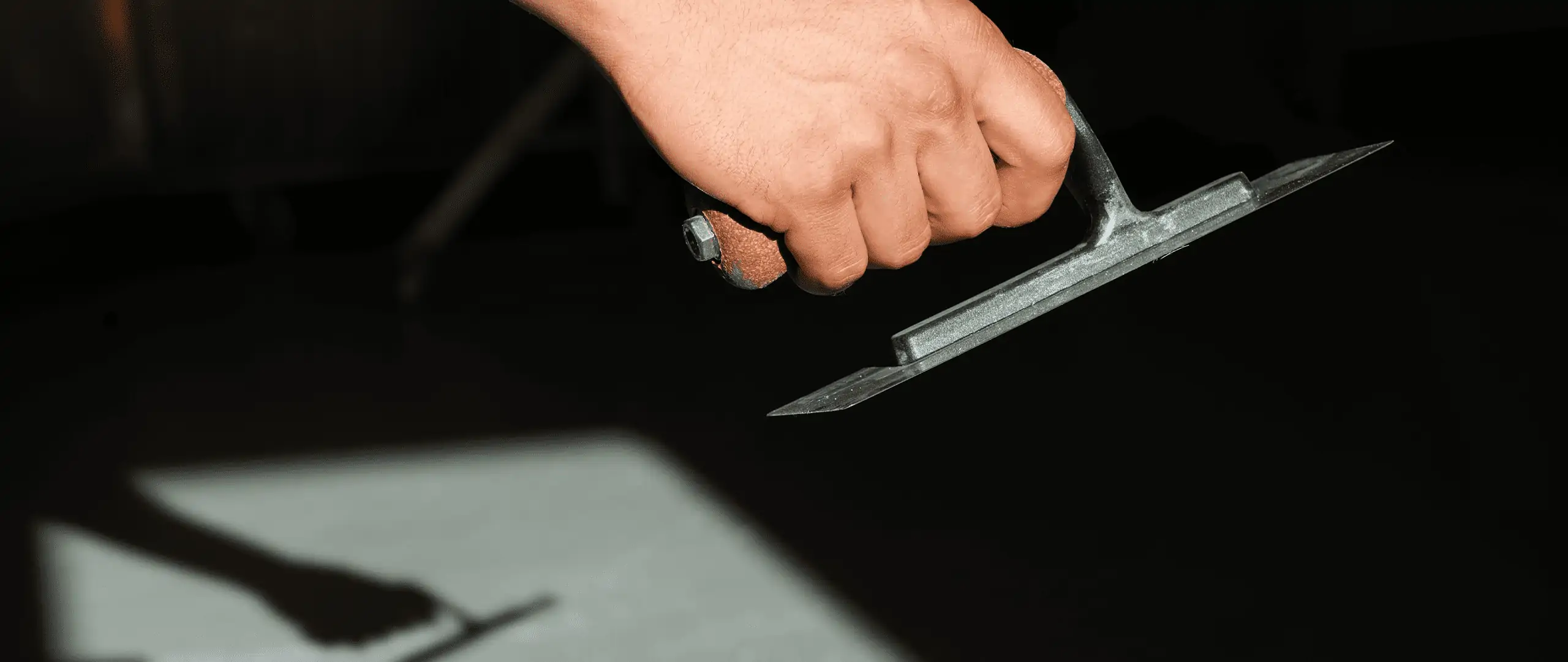 Hand+Spachtel-Banner