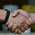 Handschlag-Banner